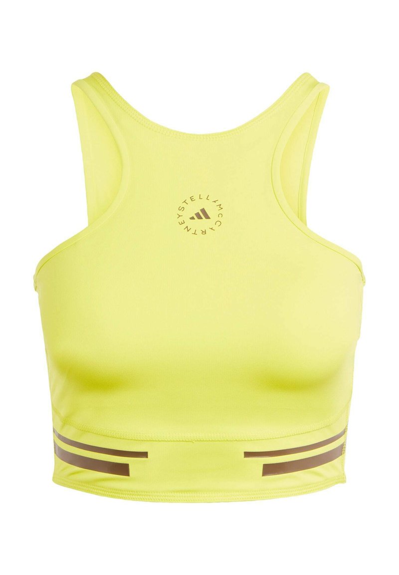 adidas by stella mccartney Sport-bh met high support lichtgroen adidas by stella mccartney Sport-bh met high support lichtgroen