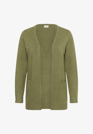 Kaffe Curve, KCALIANNA KNIT CARDIGAN - Chaqueta de punto - aloe melange
