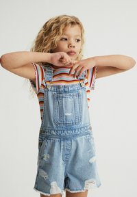 Next SHORT-REGULAR FIT - Kombinezonas su petnešomis - light blue