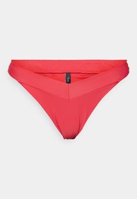 WIDE STRAP HIGH IBIZA WIRE TANGA BRAZILLIAN - Slip bikini - light red
