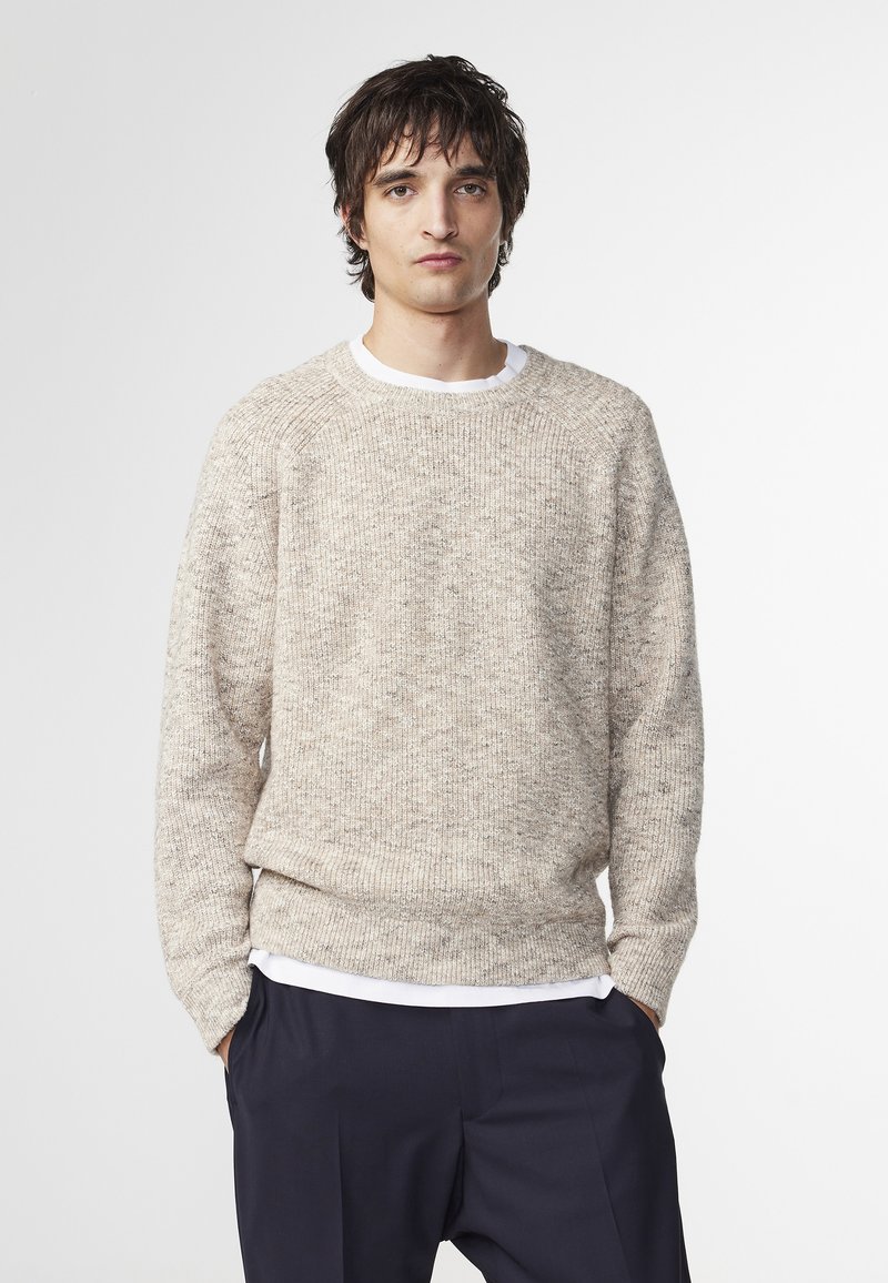 NN.07 JACOBO - Strickpullover - white pepper