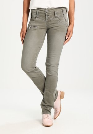 Bootcut jeans - green
