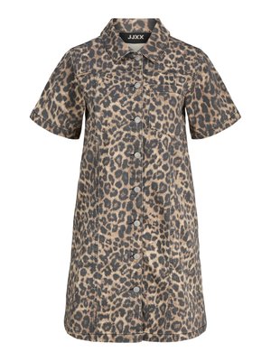 JJXX, JXAMOR - Blusenkleid - cornstalk aop leopard