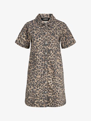 JJXX, JXAMOR - Skjortekjole - cornstalk aop leopard