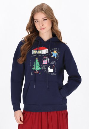 Jersey con capucha - navy