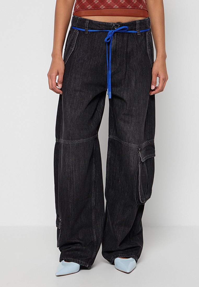 HUGO Baggy jeans grijs