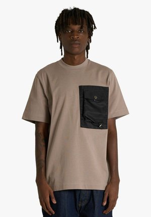 T-shirt con stampa - brown