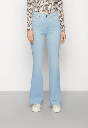 Vaqueros a campana - light-blue denim