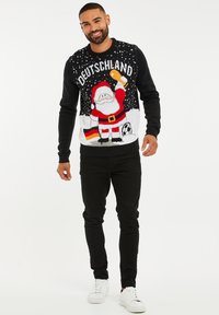 Threadbare XMAS WM FAN PULLOVER - Trui - black
