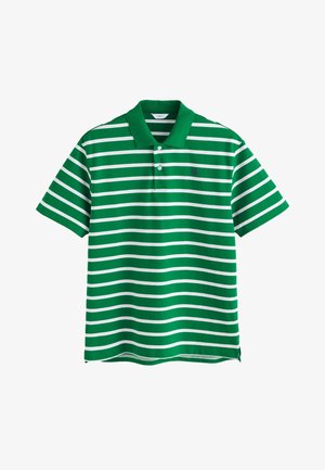 Next, REGULAR FIT - HORIZONTAL STRIPED POLO SHIRT . - Polo - green