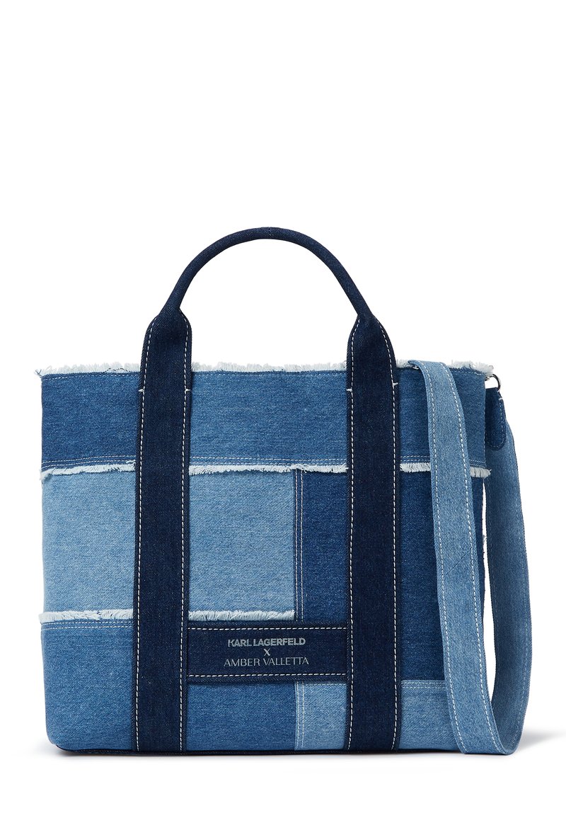 KARL LAGERFELD AMBER VALLETTA - Shopping Bag - denim/blue denim