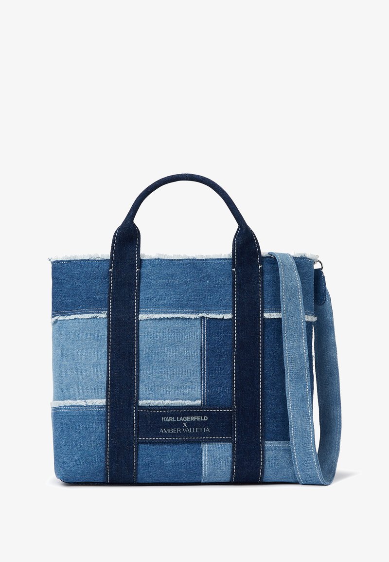 KARL LAGERFELD AMBER VALLETTA - Shopping Bag - denim/blue denim