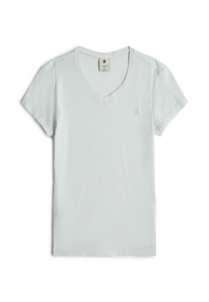 G-STAR, OVERDYED EYBEN SLIM V-NECK TOP 2.0 - Basic T-shirt - plein air gd