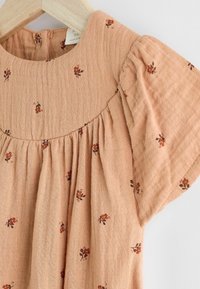Next BLOOMER  REGULAR FIT - Overall / Jumpsuit - brown embroidered flowers