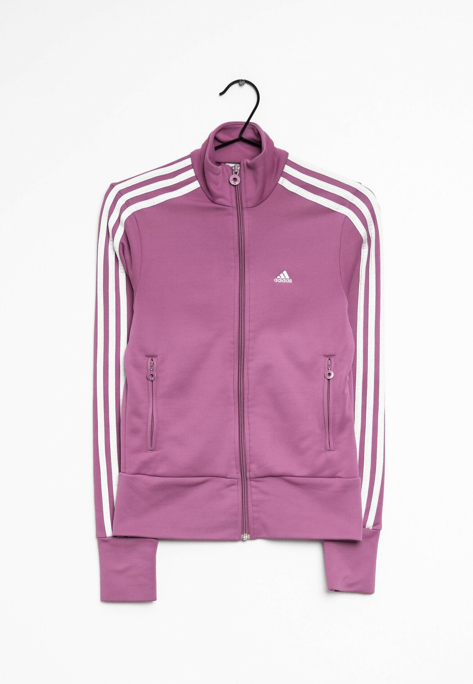 adidas Originals Sudadera con cremallera pink/rosa - (Segunda mano) - Zalando.es