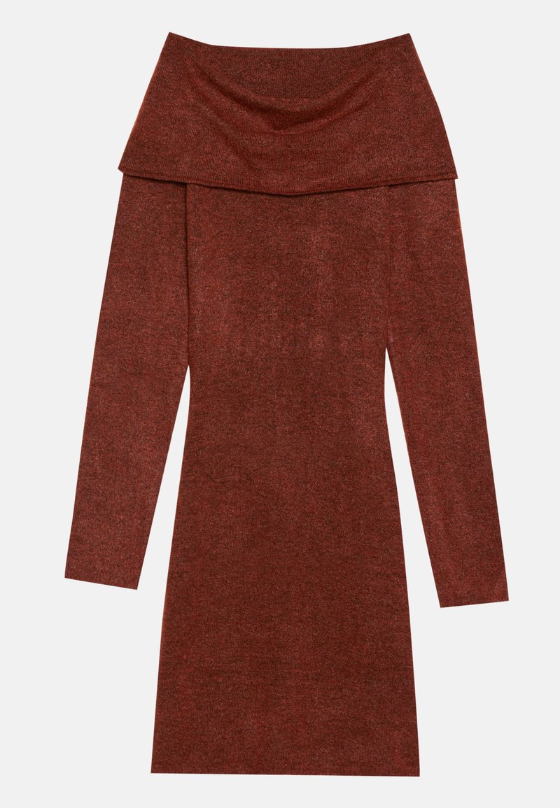 Anna Field Gebreide jurk bruin Anna Field Gebreide jurk bruin