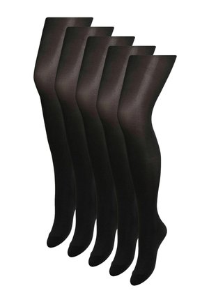 5 PACK - 40 DENIER OPAQUE - Panty - black