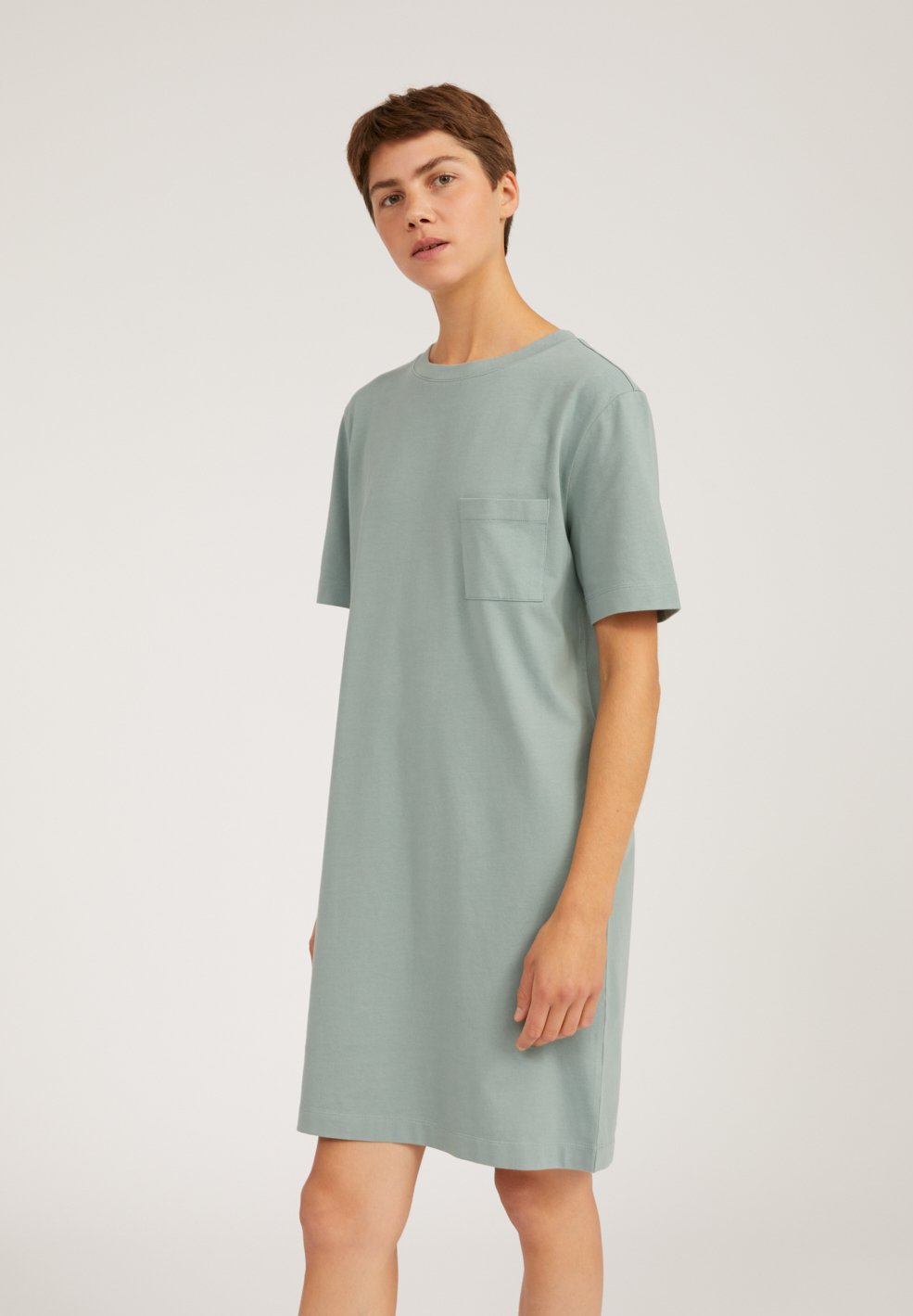 ARMEDANGELS KLEAA - Jerseykleid - eucalyptus green/mint