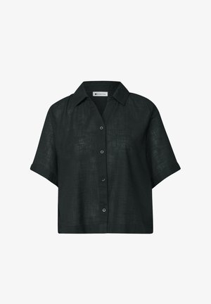 Street One, KURZARM HEMDBLUSE IN UNIFARBE - Camicia - deep bound green