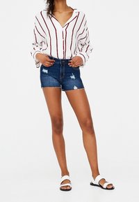 PULL&BEAR Shorts vaqueros - dark blue