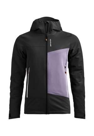 ORTOVOX SOFTSHELL-JACKE SECEDA - Soft shell jacket - black raven