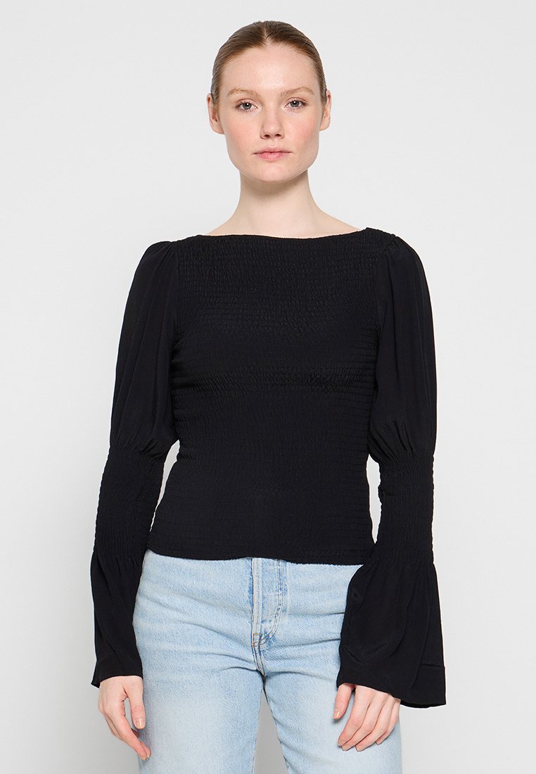 Envii Blouse zwart-metallic