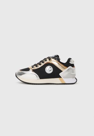 TRAVIS - Trainers - black/silver-coloured/white
