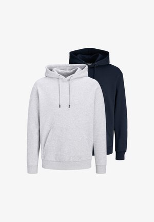 Jack & Jones, JACK & JONES 2 PACK - Hættetrøje - hellgrau dunkelblau
