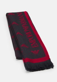 Não selecionado, navy/red