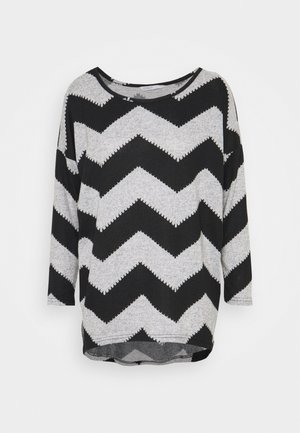 Striktrøje - light grey