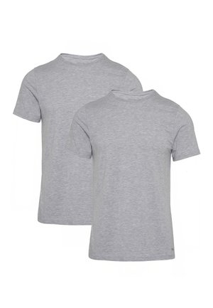 Fila FILA MAN T-SHIRT ROUND NECK 2 PACK - T-shirts basic - grey