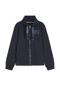Freddy IN FRENCH CON COLLO ALTO - Felpa con zip - blu navy