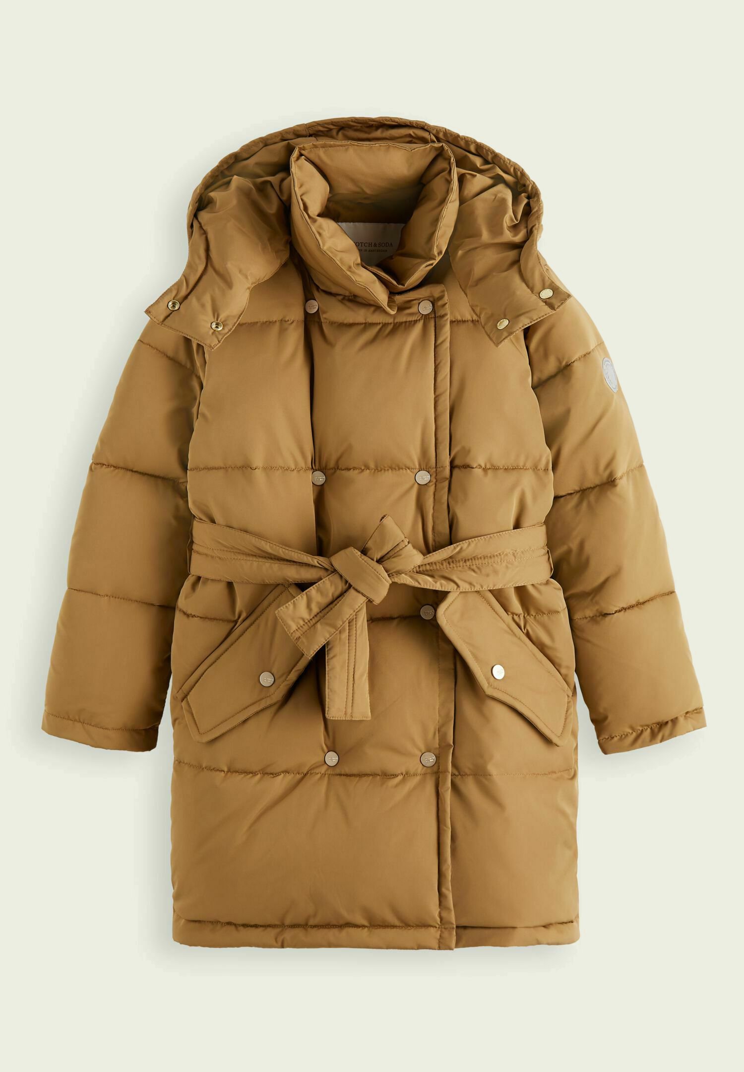 Scotch \u0026 Soda DOUBLE-BREASTED PUFFER - Winter coat - sand/beige - Zalando.de