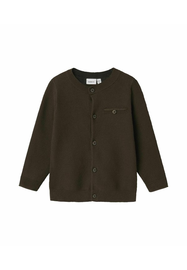 LANGARM - Strickjacke - turkish coffee