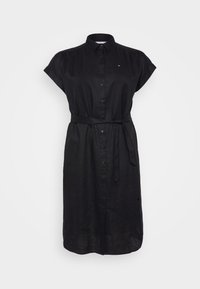 BELTED MIDI DRESS - Haljina-majica - black