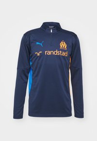 OM TRAINING 1/4 ZIP TOP - Fanartikel - club navy/orange