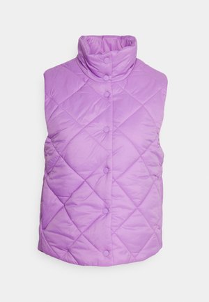 Lindex VEST CINDY - Waistcoat - dusty lilac