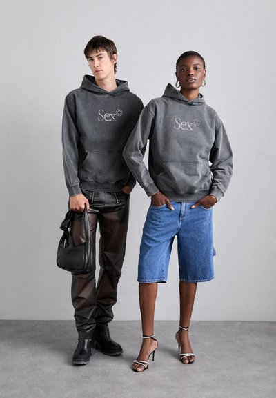 Carne Bollente THE S WORD UNISEX - Sweatshirt - washed black