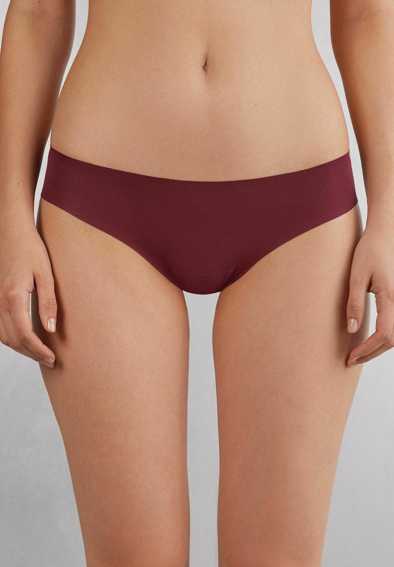 Intimissimi MIT OFFENEN KANTEN - Kalhotky - bordeaux j folk red