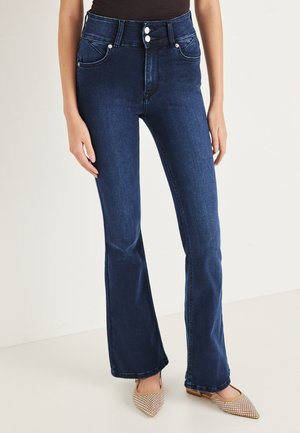 CONTOUR - Flared-farkut - denim