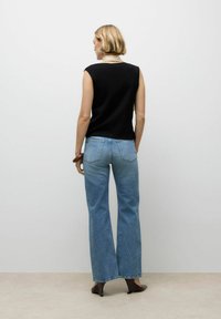 Vero Moda AWSIMONE  - Strukirani kaput - black