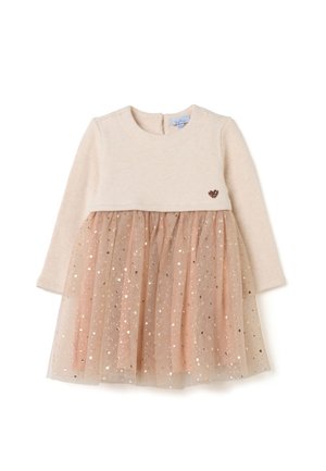 Freizeitkleid - beige pink