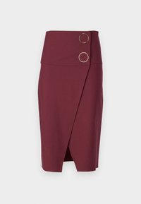 SKIRT - Jupe crayon - plum elixir