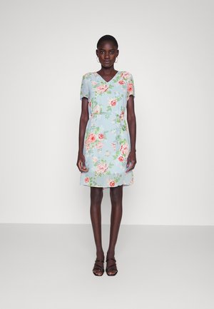 VILA Tall VIMILINA V NECK SHORT DRESS - Cocktail φόρεμα / Φόρεμα για πάρτι - kentucky blue