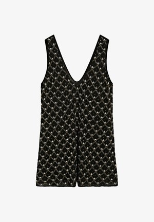 Massimo Dutti, MINI DRESS WITH BEADED DETAIL. - Cocktailkjole / festkjole - black