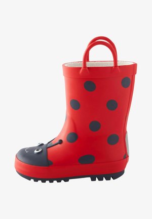 HANDLE YOUNGER - Regenlaarzen - red ladybird