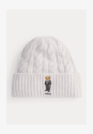 Polo Ralph Lauren POLO BEAR CABLE WOOL-BLEND BEANIE - Mössa - cream