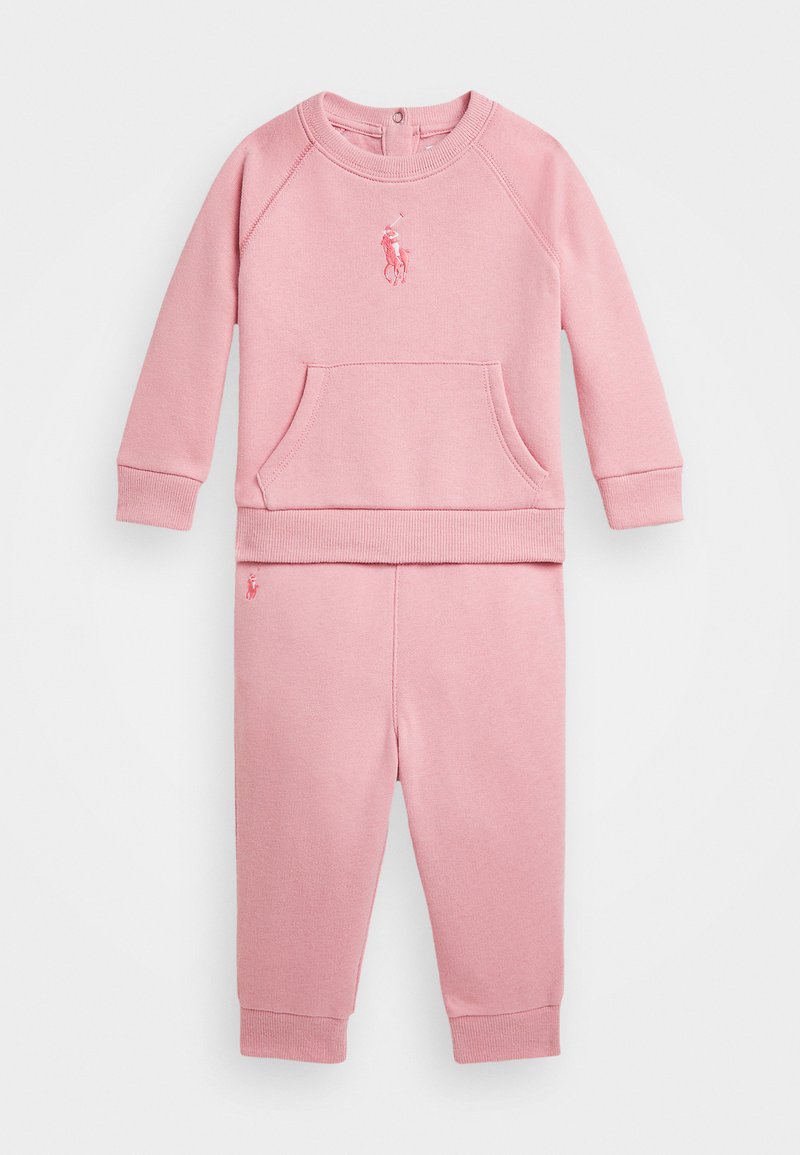 Polo Ralph Lauren FLEECE SWEATSHIRT & JOGGER PANT SET - Sweatshirt - tickled pink