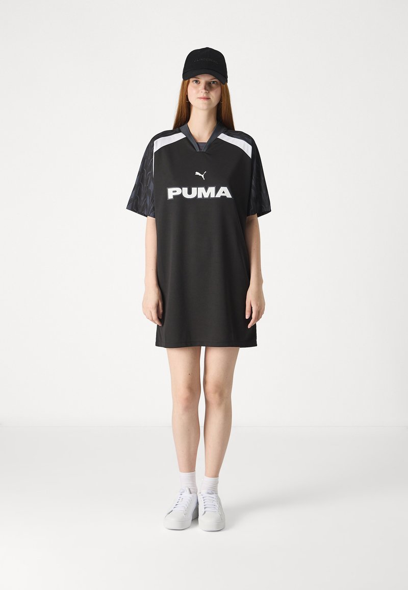 Puma FOOTBALL DRESS - Jersey dress - puma black/black - Zalando.ie