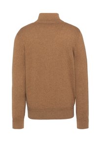 Schott Striktrøje - camel
